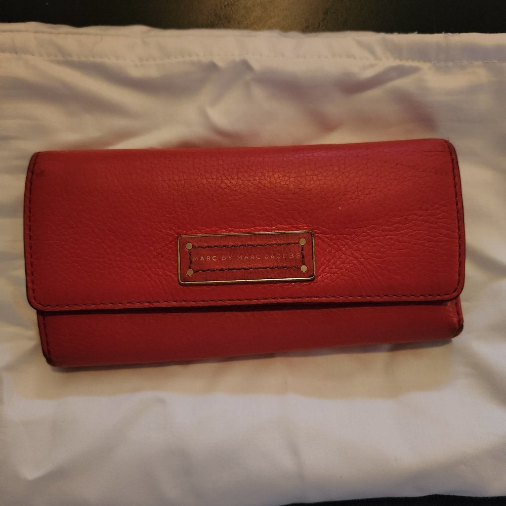 Marc by Marc Jacobs Trifold Leather Wallet